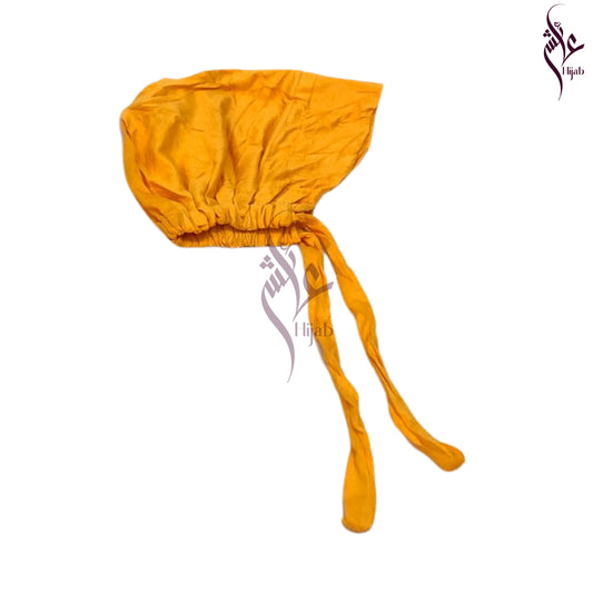 Bee Yellow Malaysian back tie cap