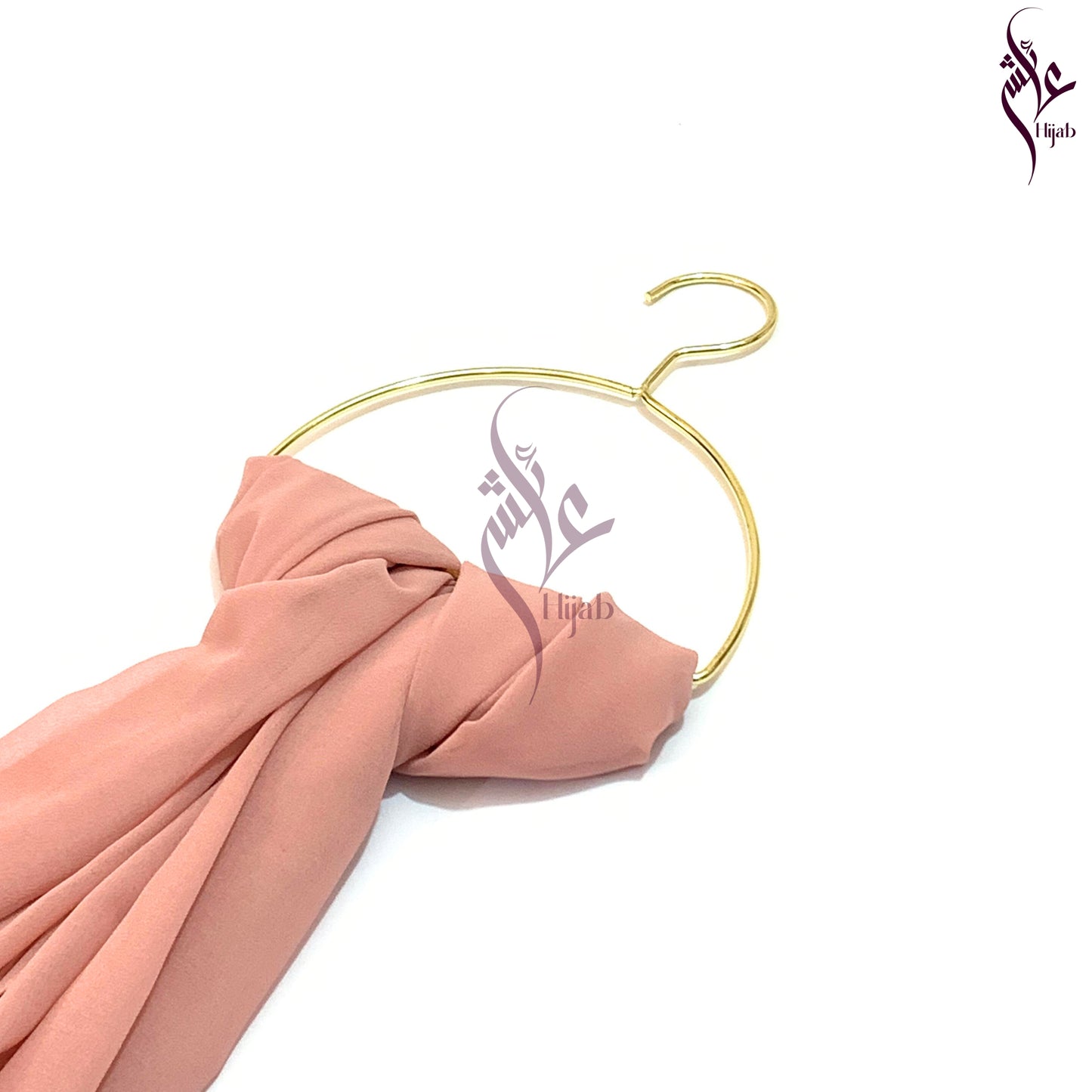 Blush Georgette Hijab