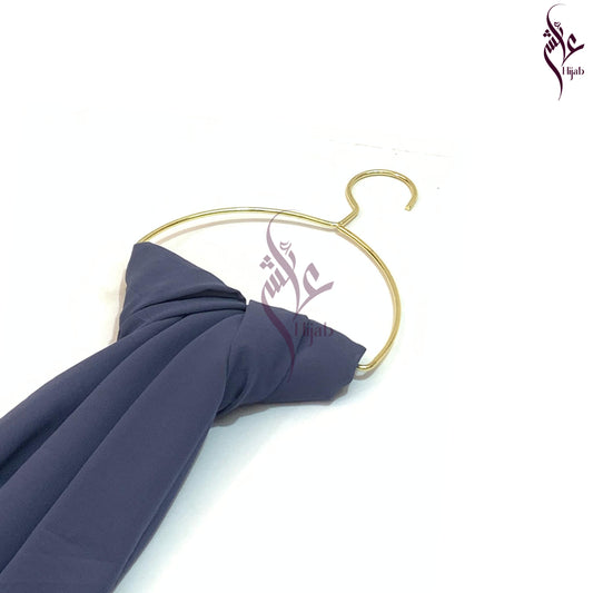 Bright Grey Georgette Hijab