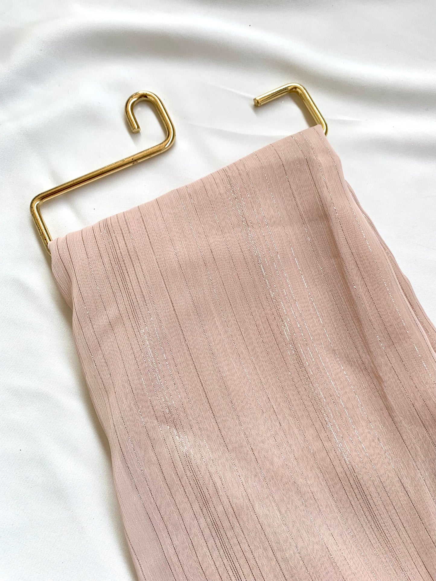 Clam Shell Zari Chiffon