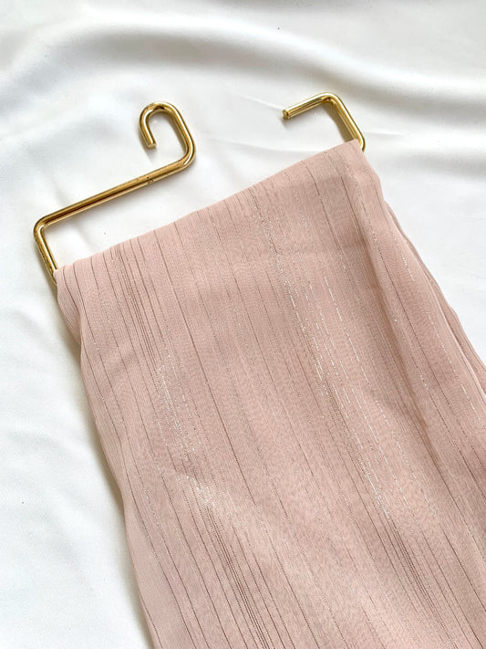 Clam Shell Zari Chiffon