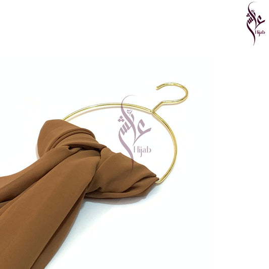 Dirt Brown Georgette Hijab