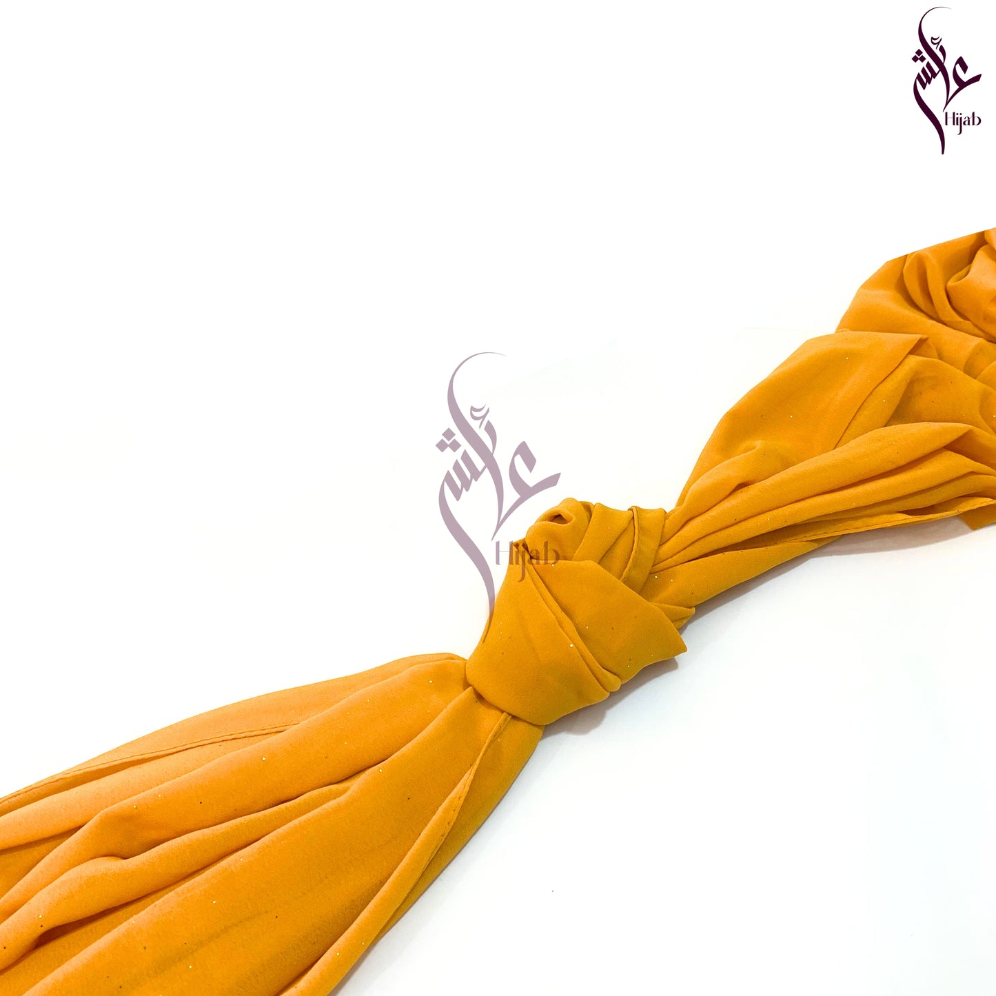 Gold Drop Glitter Georgette Hijab