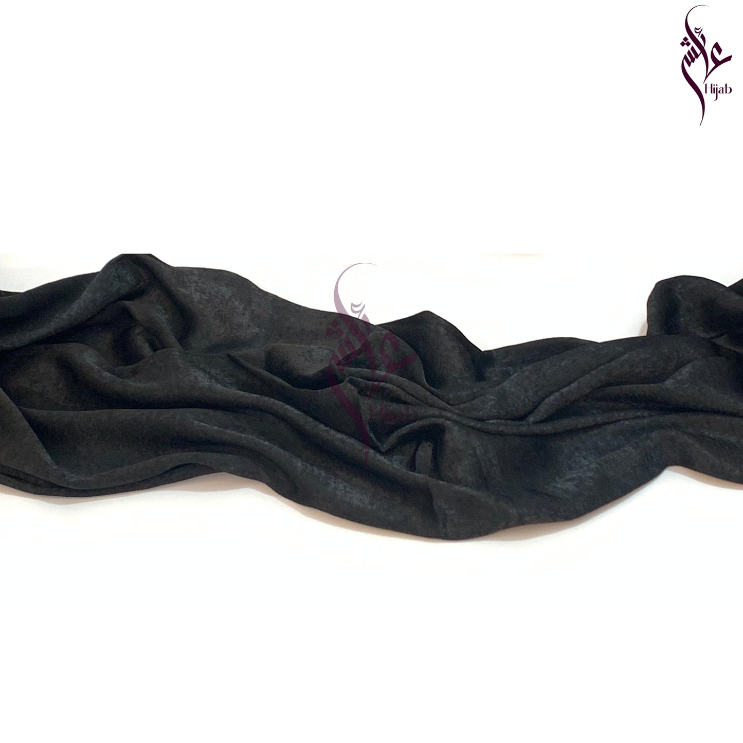 Gunmetal Velvet Silk Hijab