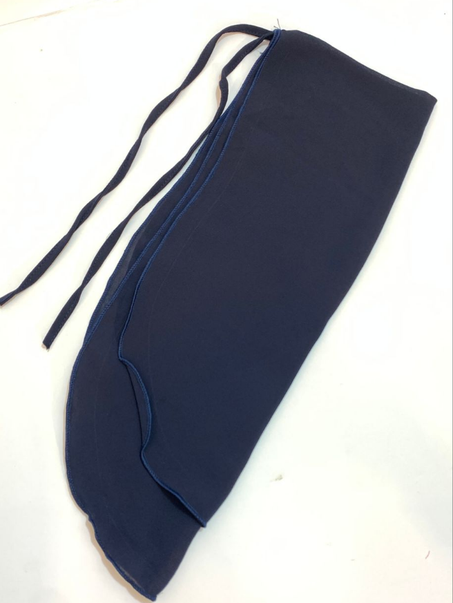 Navy Malaysian Half Niqab