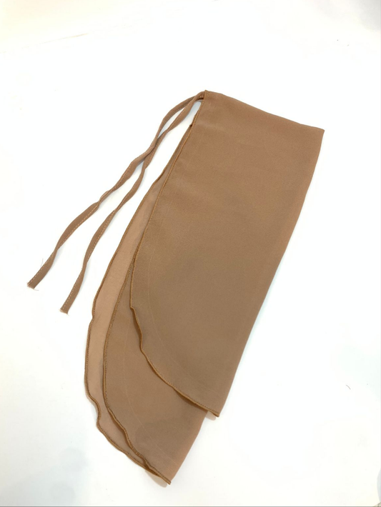 Pale Brown Malaysian Half Niqab