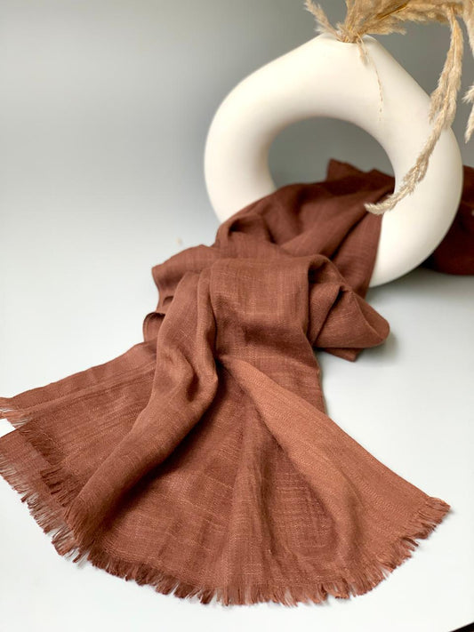 Copper Rust Turkish Lawn Hijab