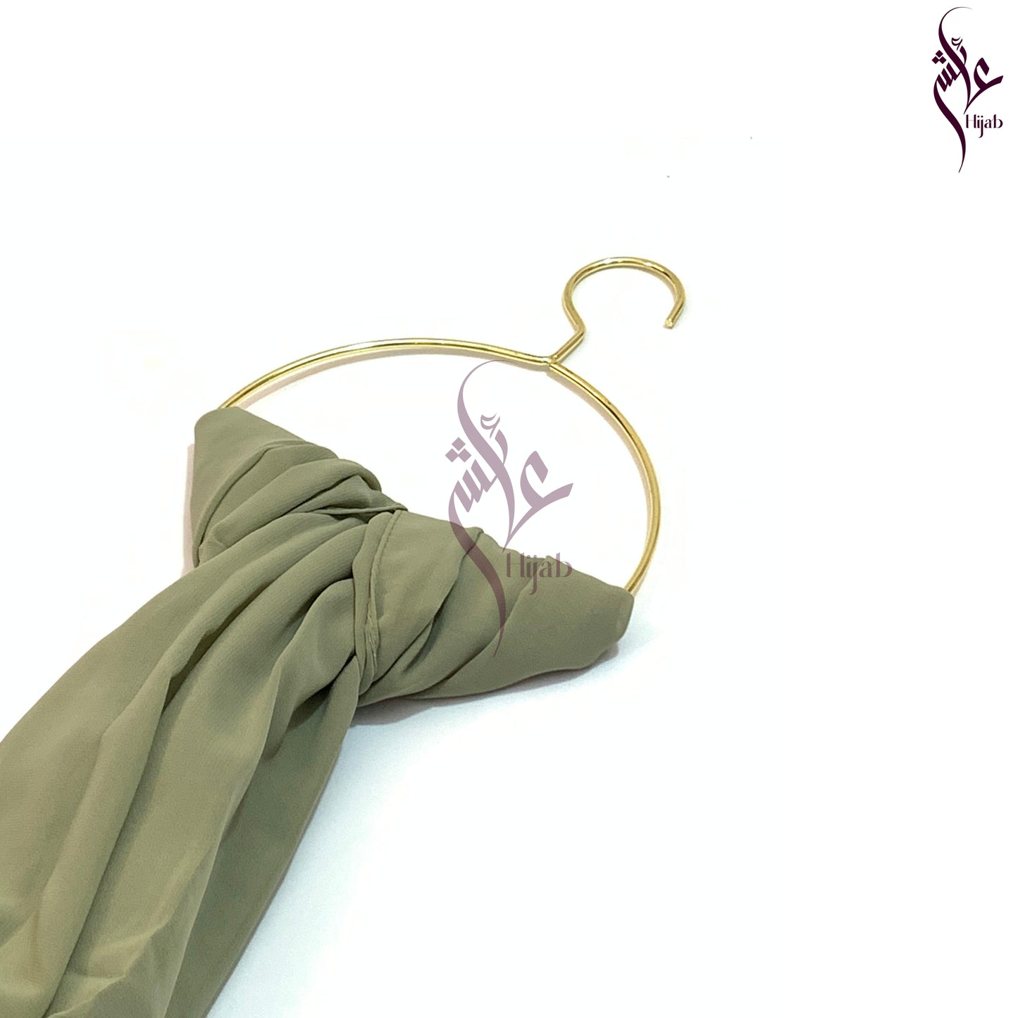 Limed Ash Georgette Hijab