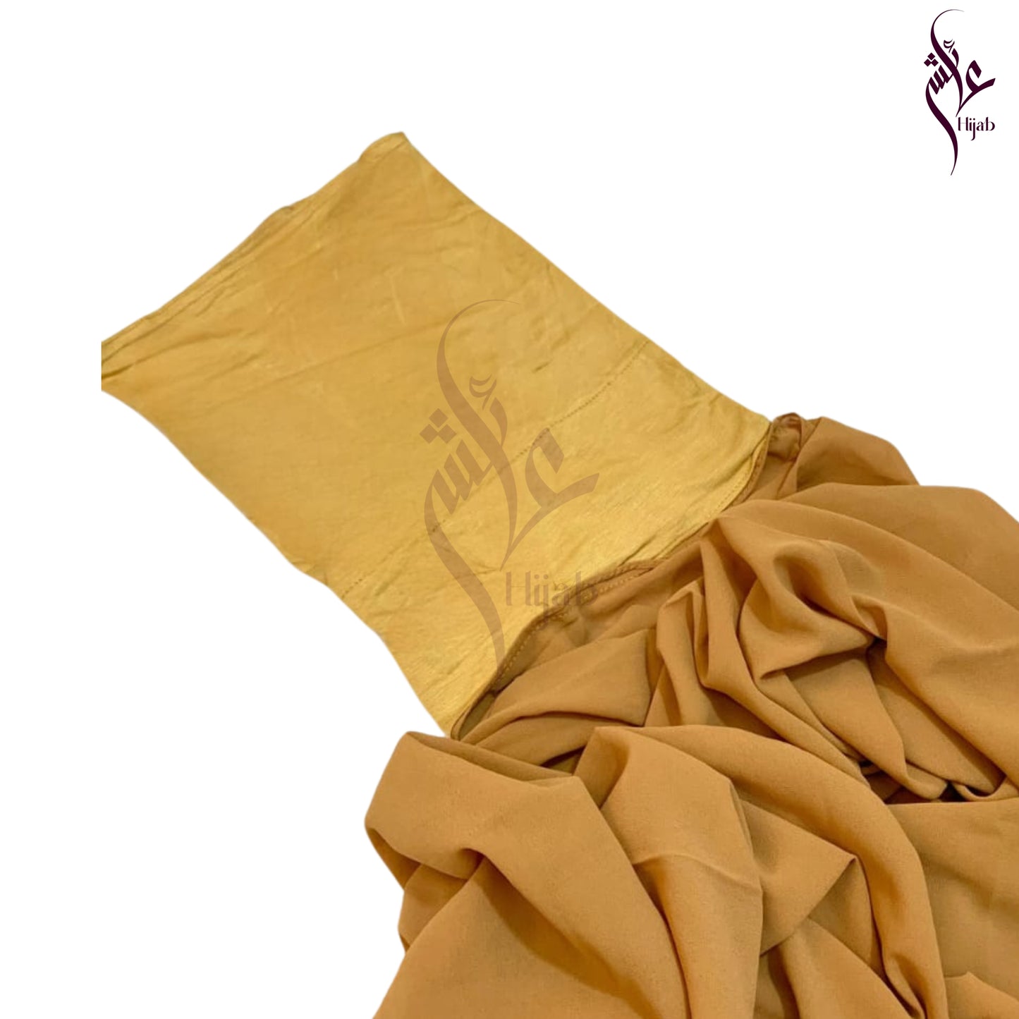 Luxor Gold Malaysian Cap Attach Hijab