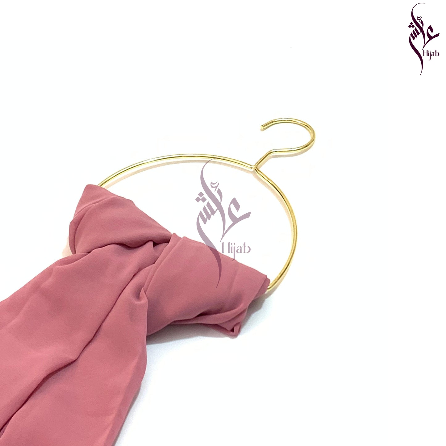 Old Pink Georgette Hijab