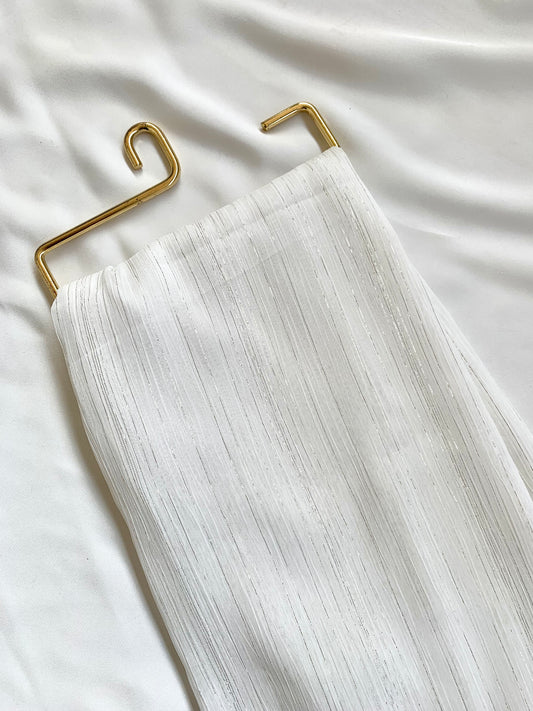 Platinum Zari Chiffon