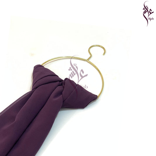 Reddish Magenta Georgette Hijab