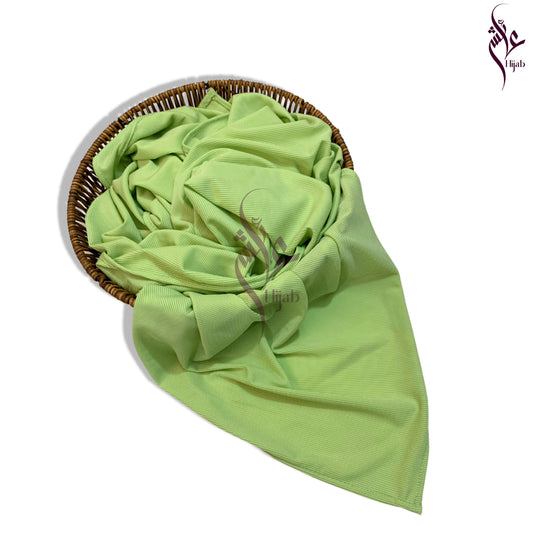 Tan Green Malaysian Ribbed Jersey