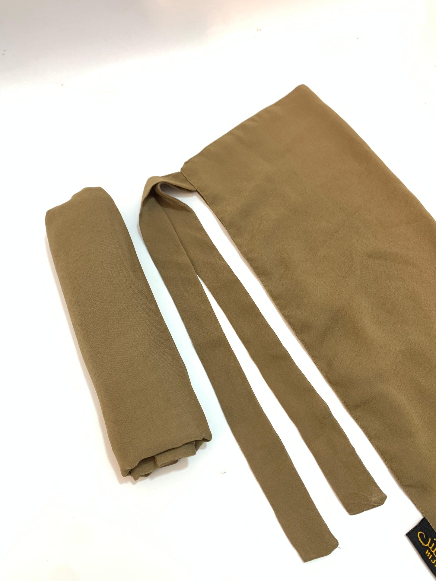 Dirt Brown Chiffon Niqab Set