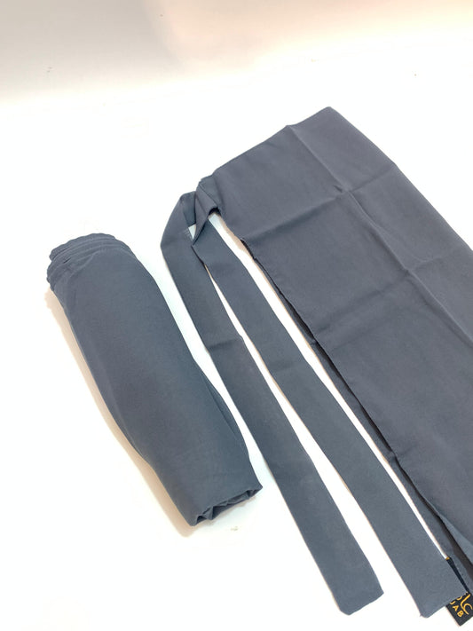 Storm Grey Chiffon Niqab Set