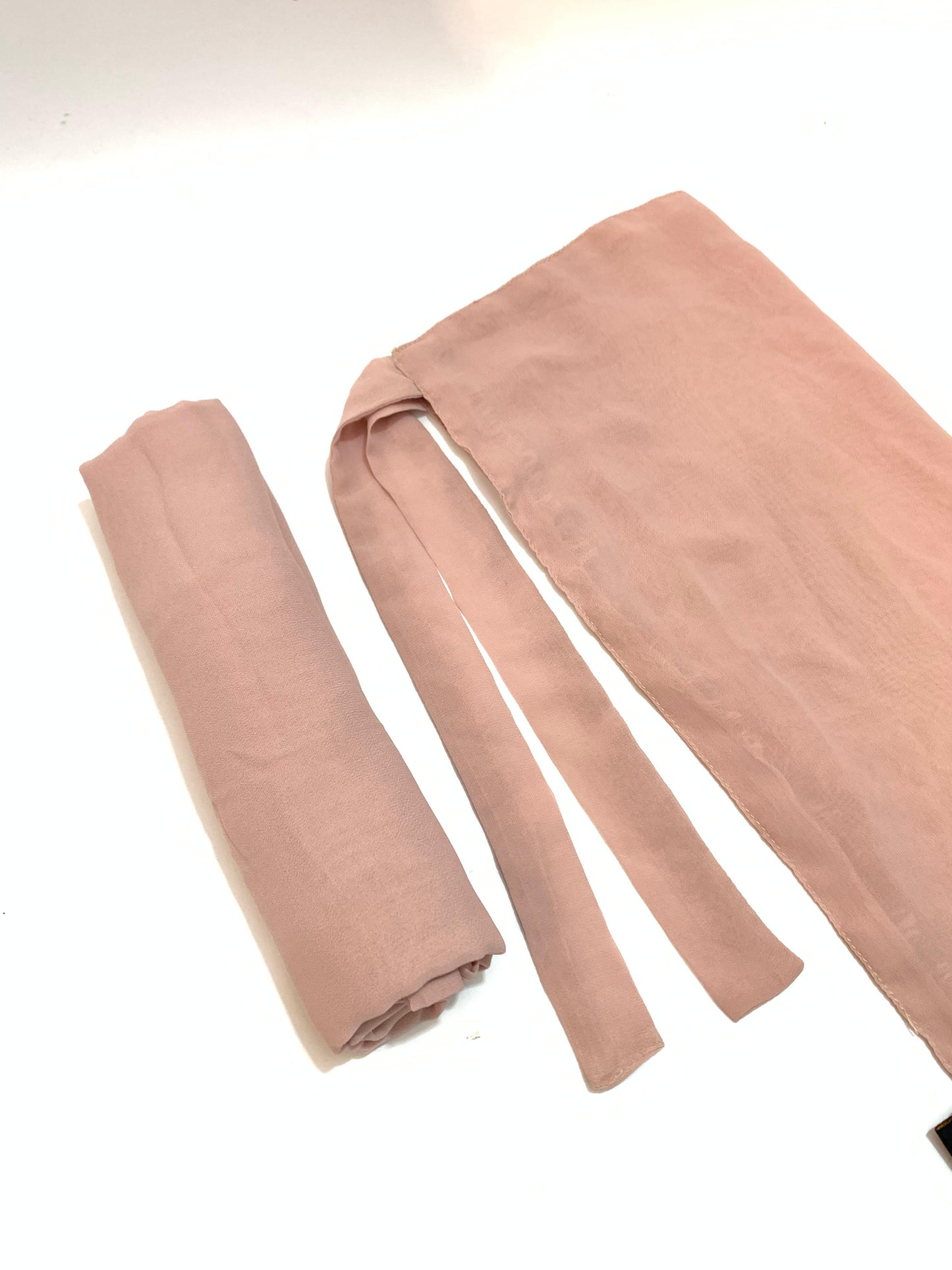 Pale Chestnut Chiffon Niqab Set