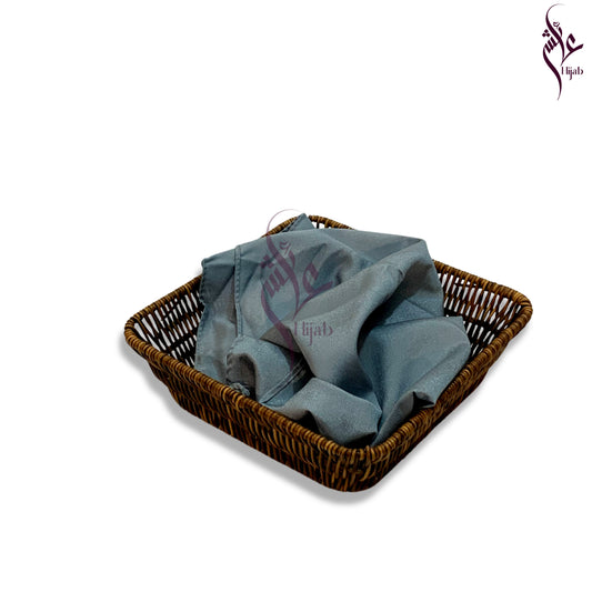 Bright Grey Matte Silk