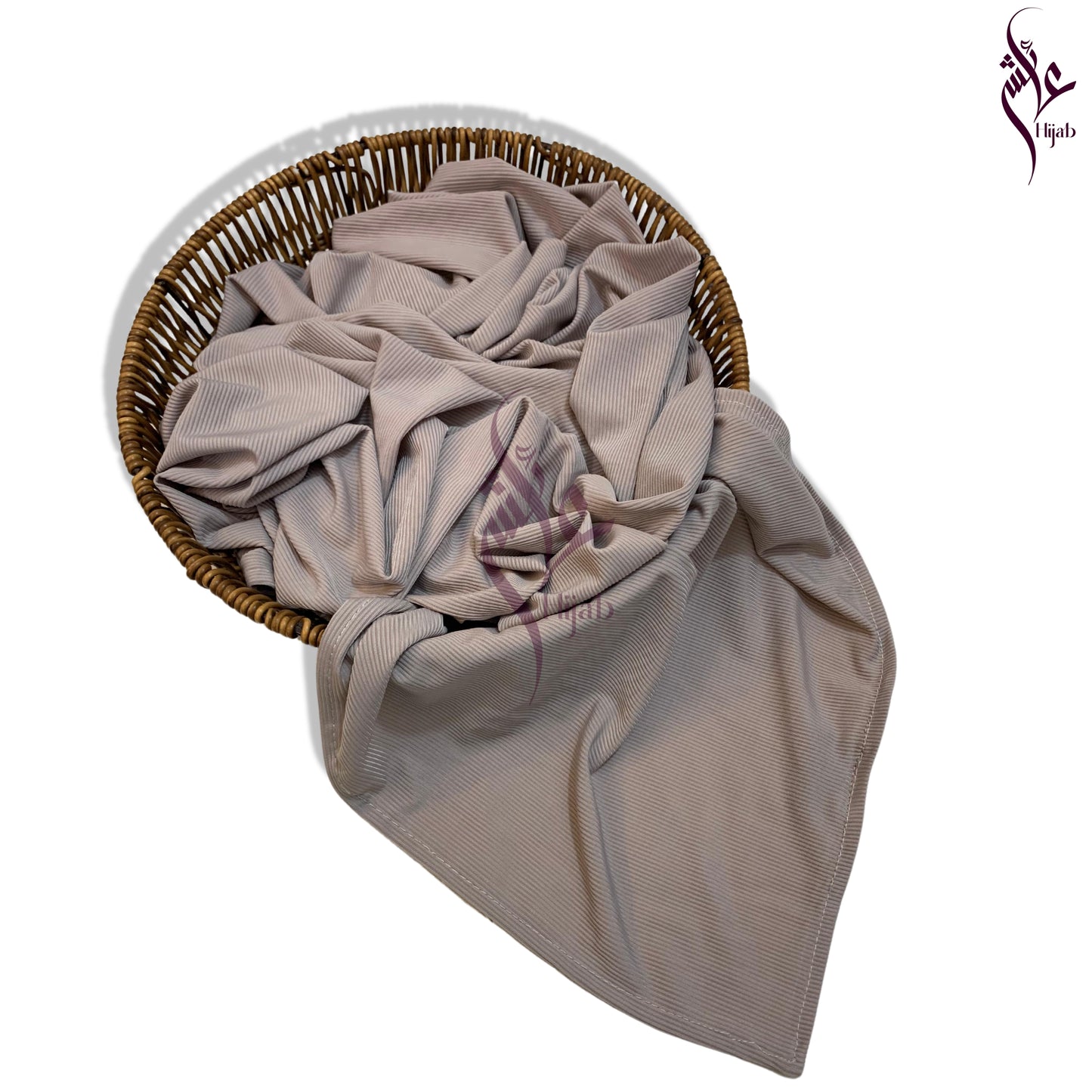 Almond Frost Malaysian Ribbed Jersey