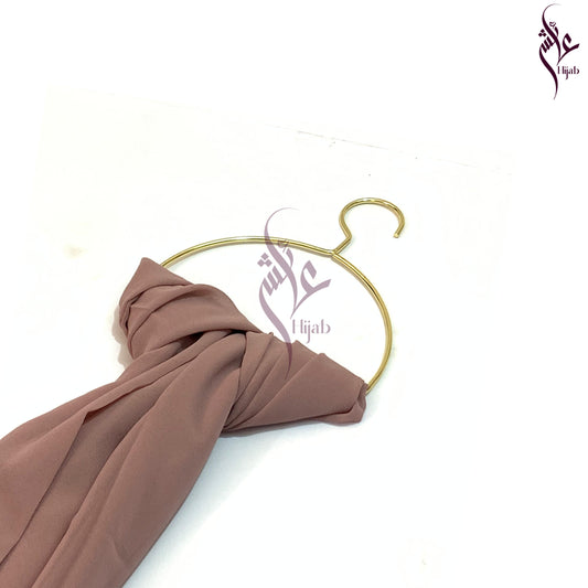 Copper Rose Georgette Hijab