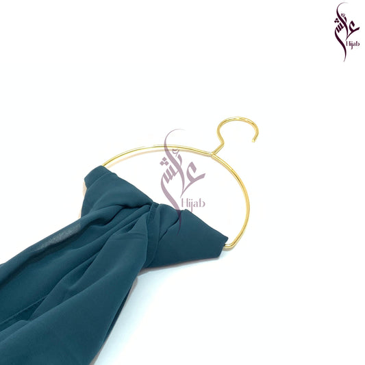 Dark Grey Blue Georgette Hijab