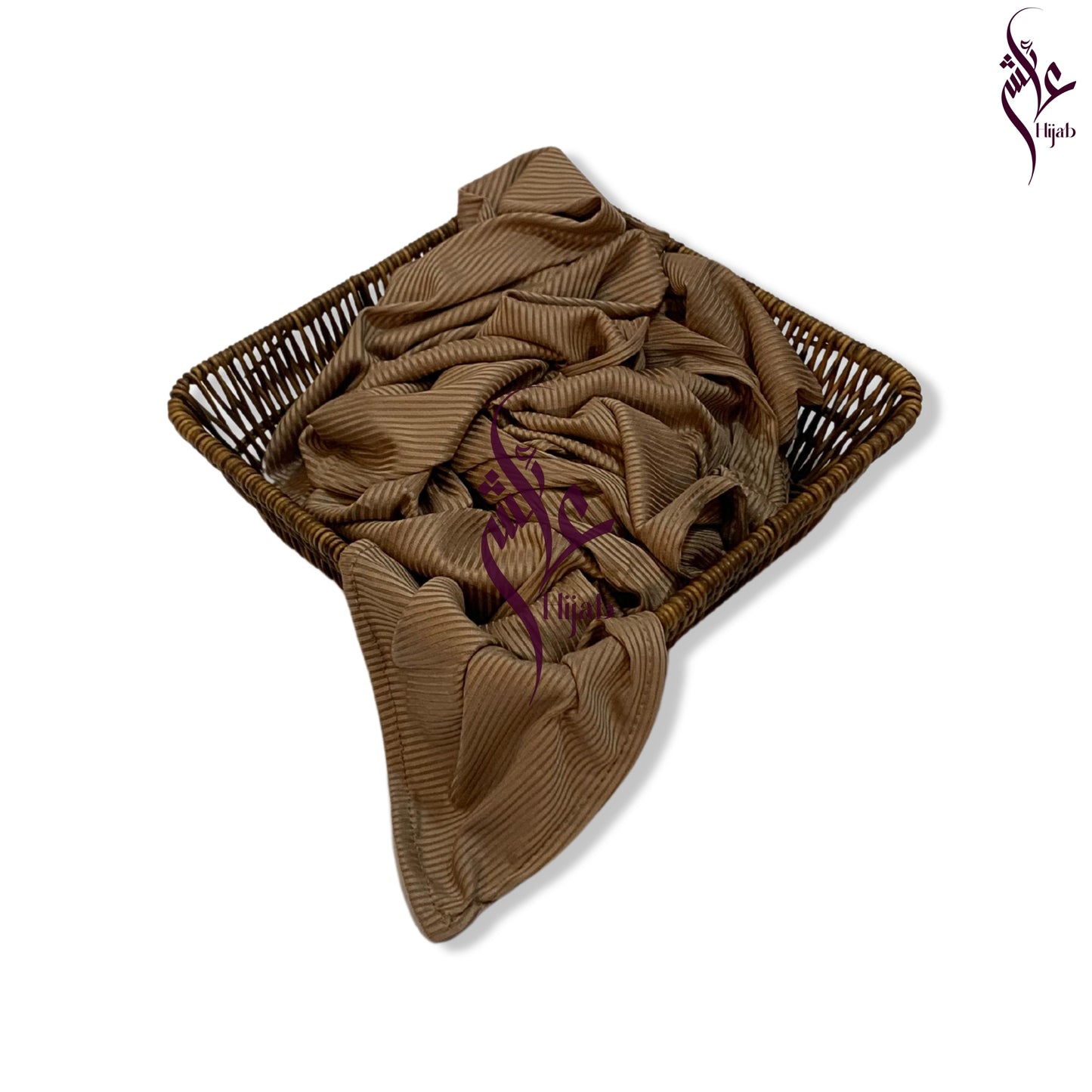 Dark Taupe Ribbed Jersey