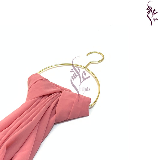 Deep Blush Georgette Hijab