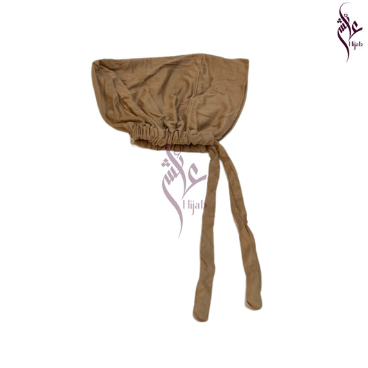 Dull Brown Malaysian back tie cap