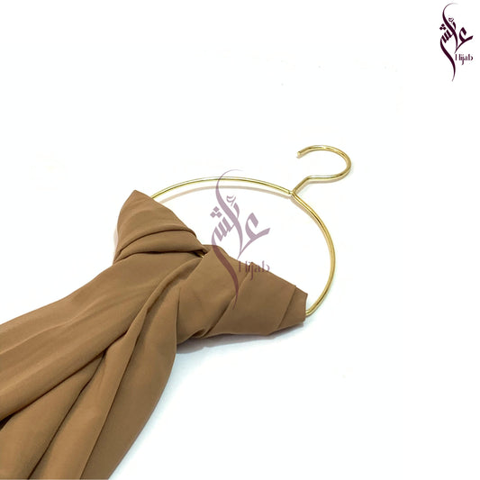 French Beige Georgette Hijab