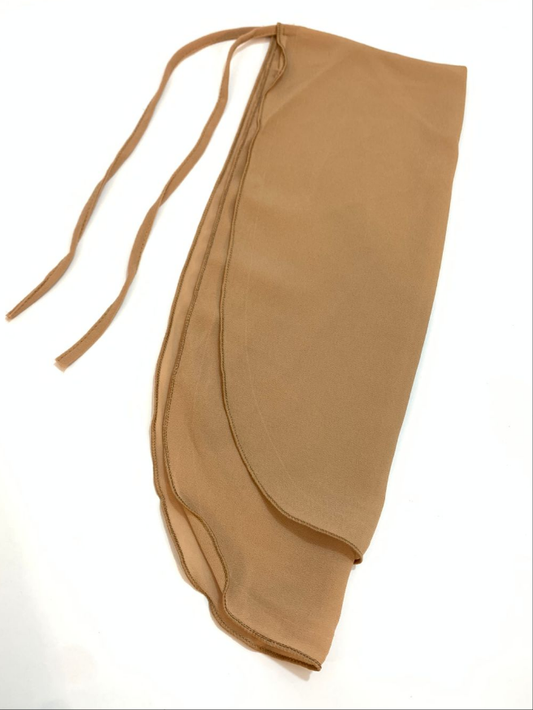 Dark Beige Malaysian Half Niqab