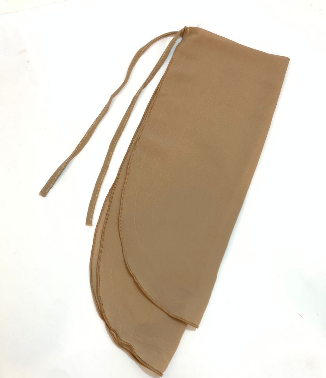 Brownish Beige Malaysian Half Niqab