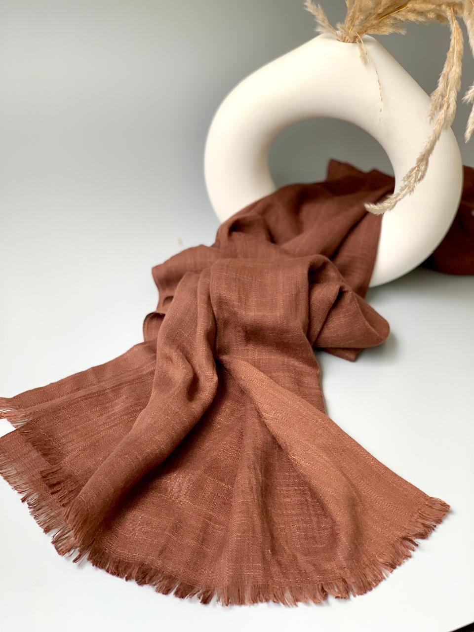 Copper Rust Turkish Lawn Hijab