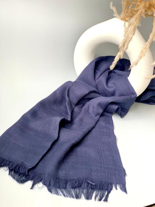 Mist Blue Turkish Lawn Hijab