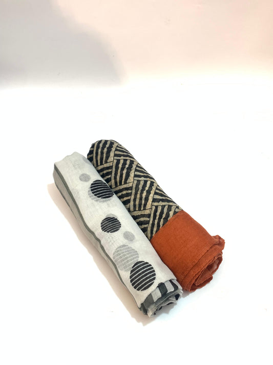 Pack of 2 Printed Lawn Hijab