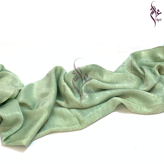 Lemon Grass Velvet Silk Hijab