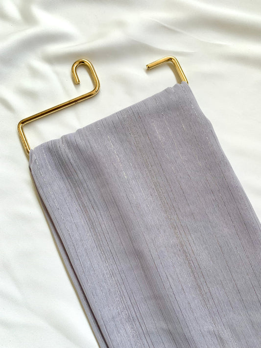 Mountain Mist Zari Chiffon