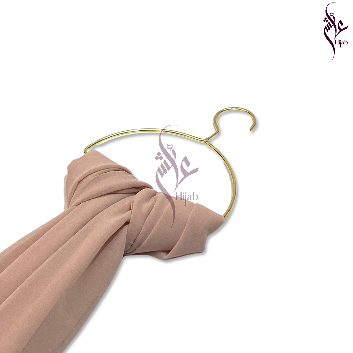 Mushroom Georgette Hijab