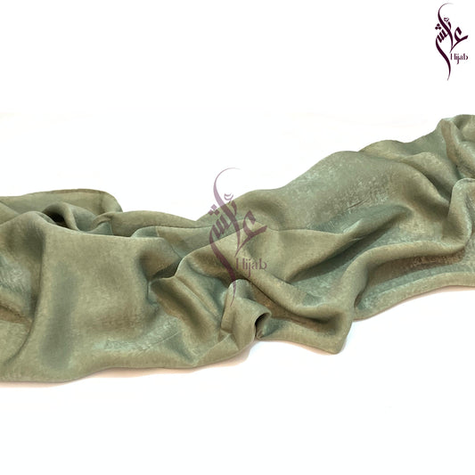 Pale Oyster Velvet Silk Hijab