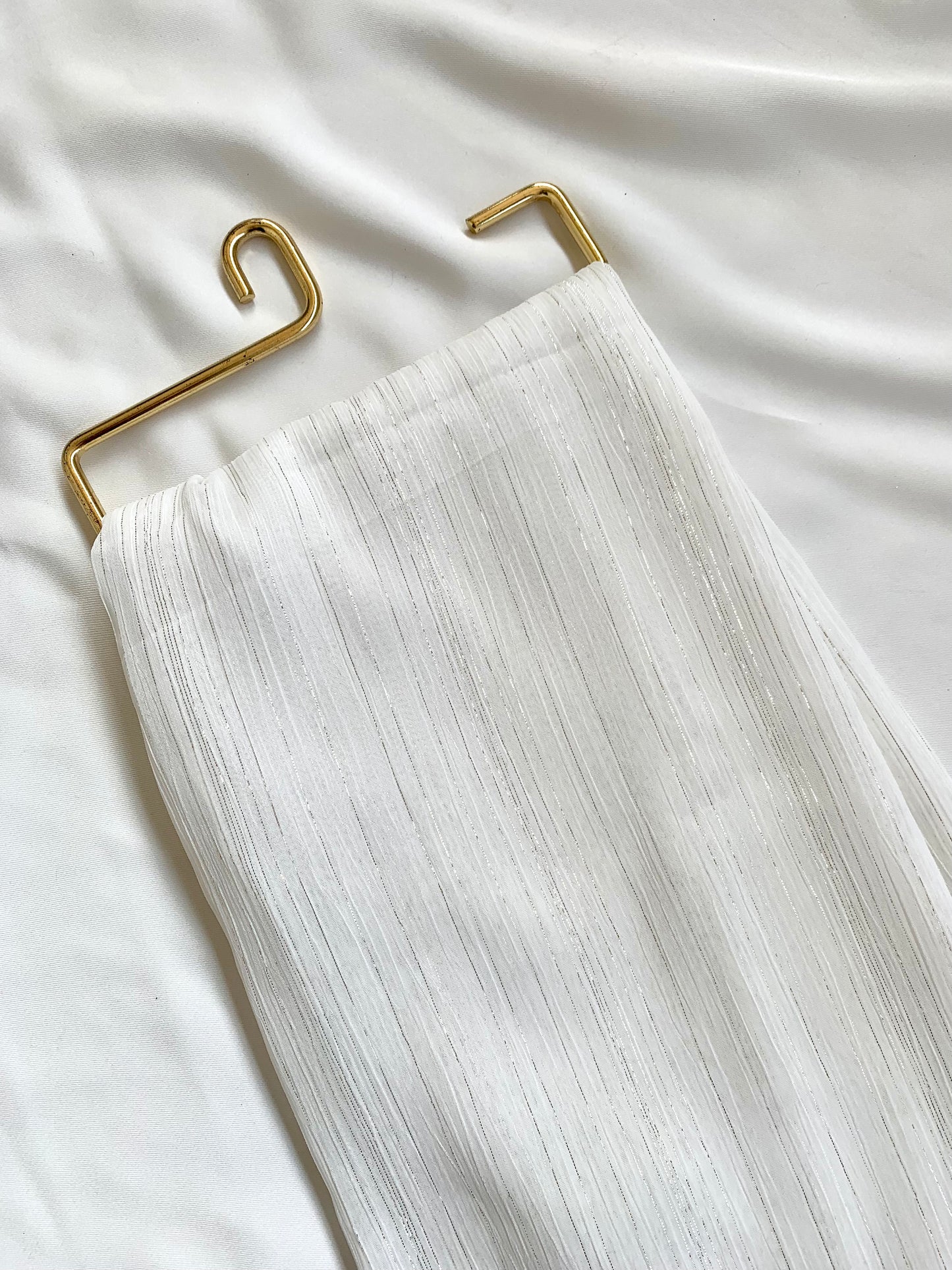 Platinum Zari Chiffon