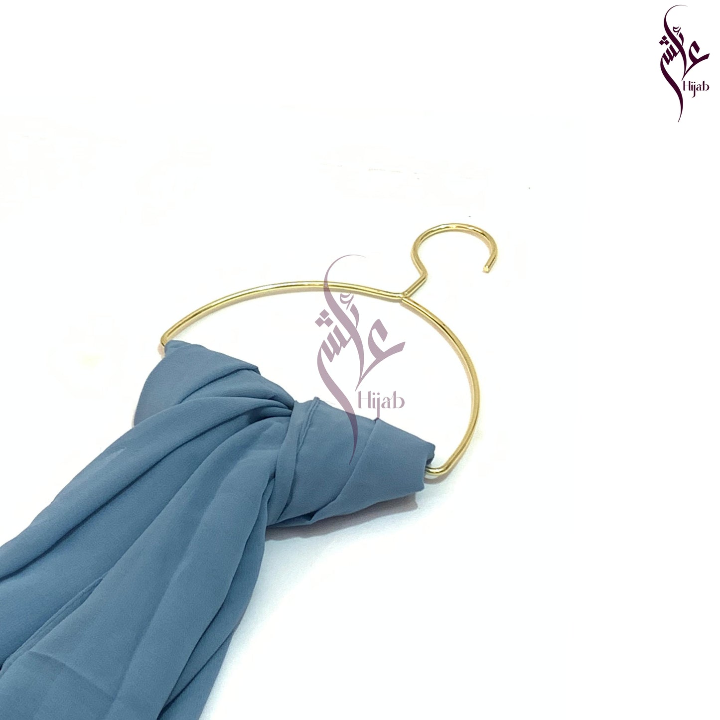 Slate Blue Georgette Hijab