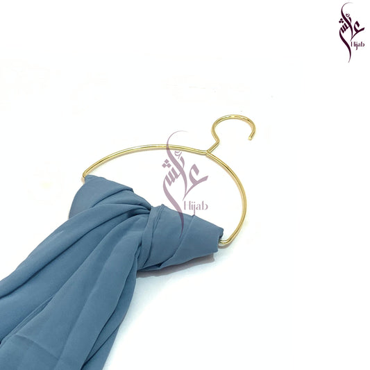 Slate Blue Georgette Hijab