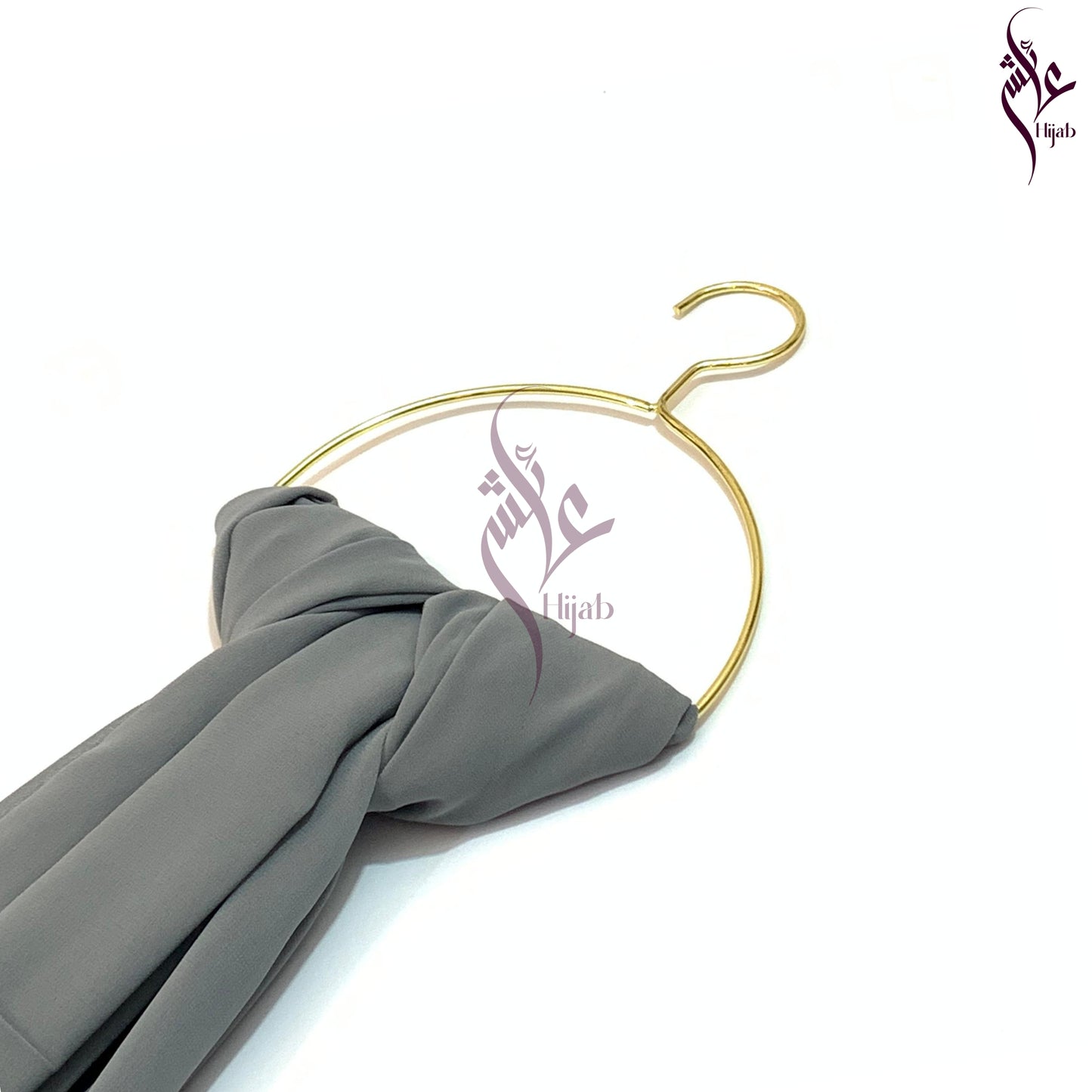 Smokey Grey Georgette Hijab
