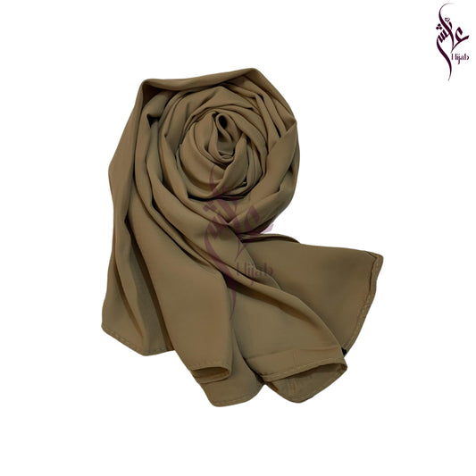 Tobacco Brown Malaysian Chiffon Hijab