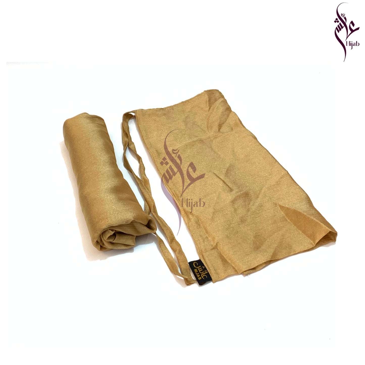 Golden Crinkle Half Niqab set