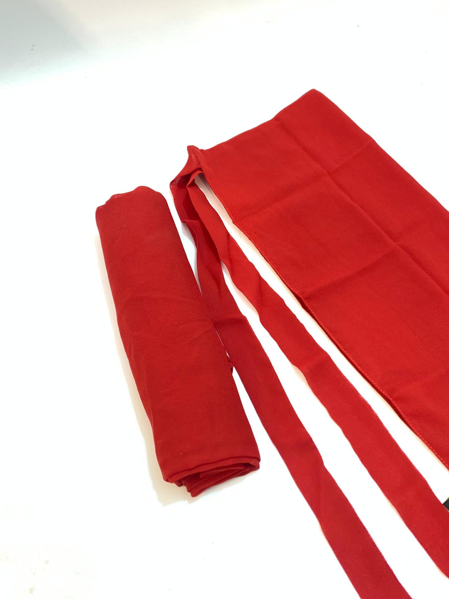 Venetian Red Chiffon Niqab Set