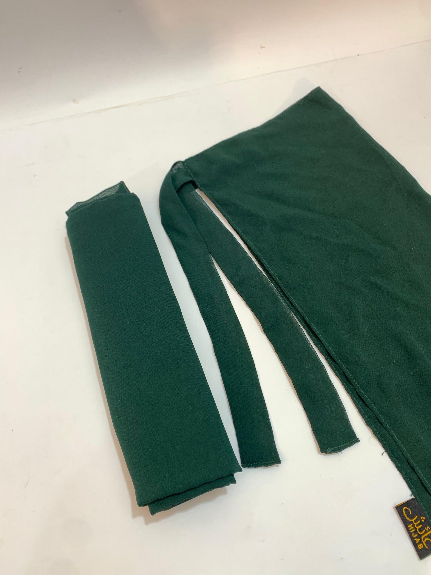 Timber Green Chiffon Niqab Set