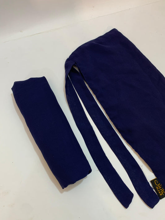 Midnight Chiffon Niqab Set