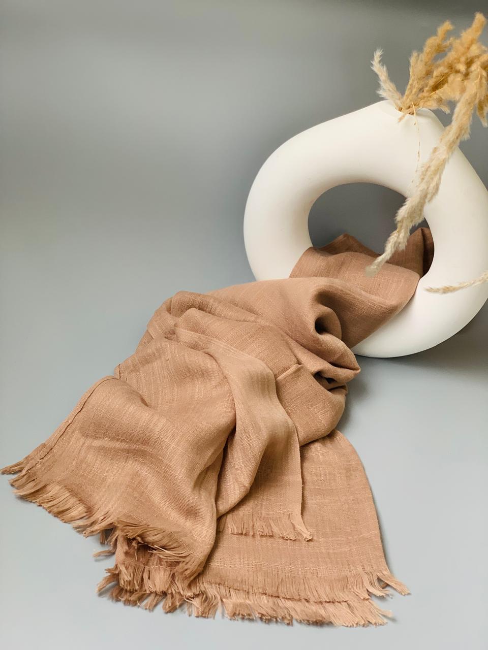 Burly Wood Turkish Lawn Hijab