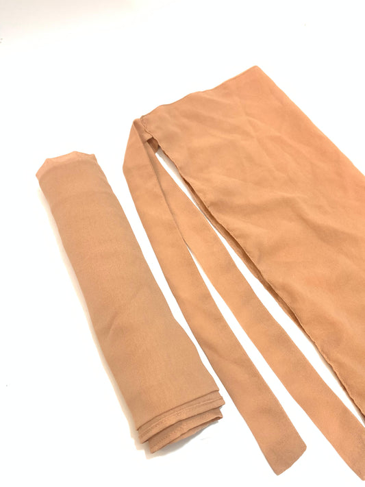 Apricot Chiffon Niqab Set