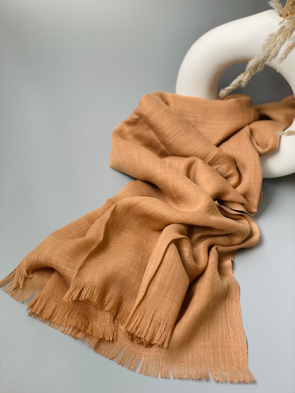 Clay Brown Turkish Lawn Hijab