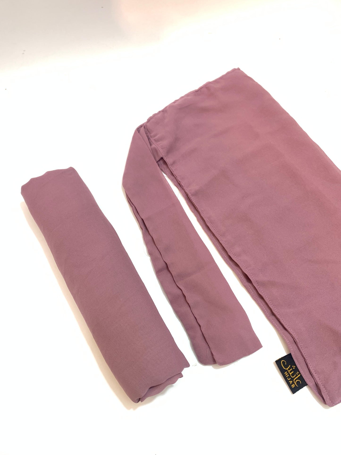 Brownish Pink Chiffon Niqab Set